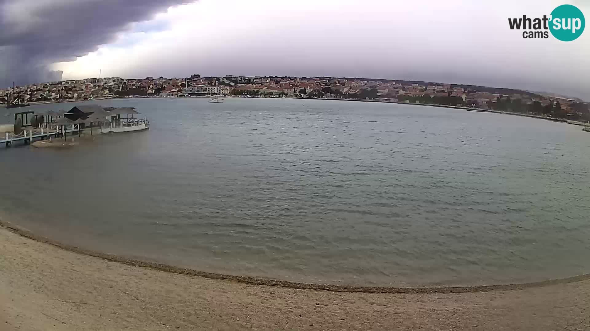 Novalja webcam – spiaggia cittadina