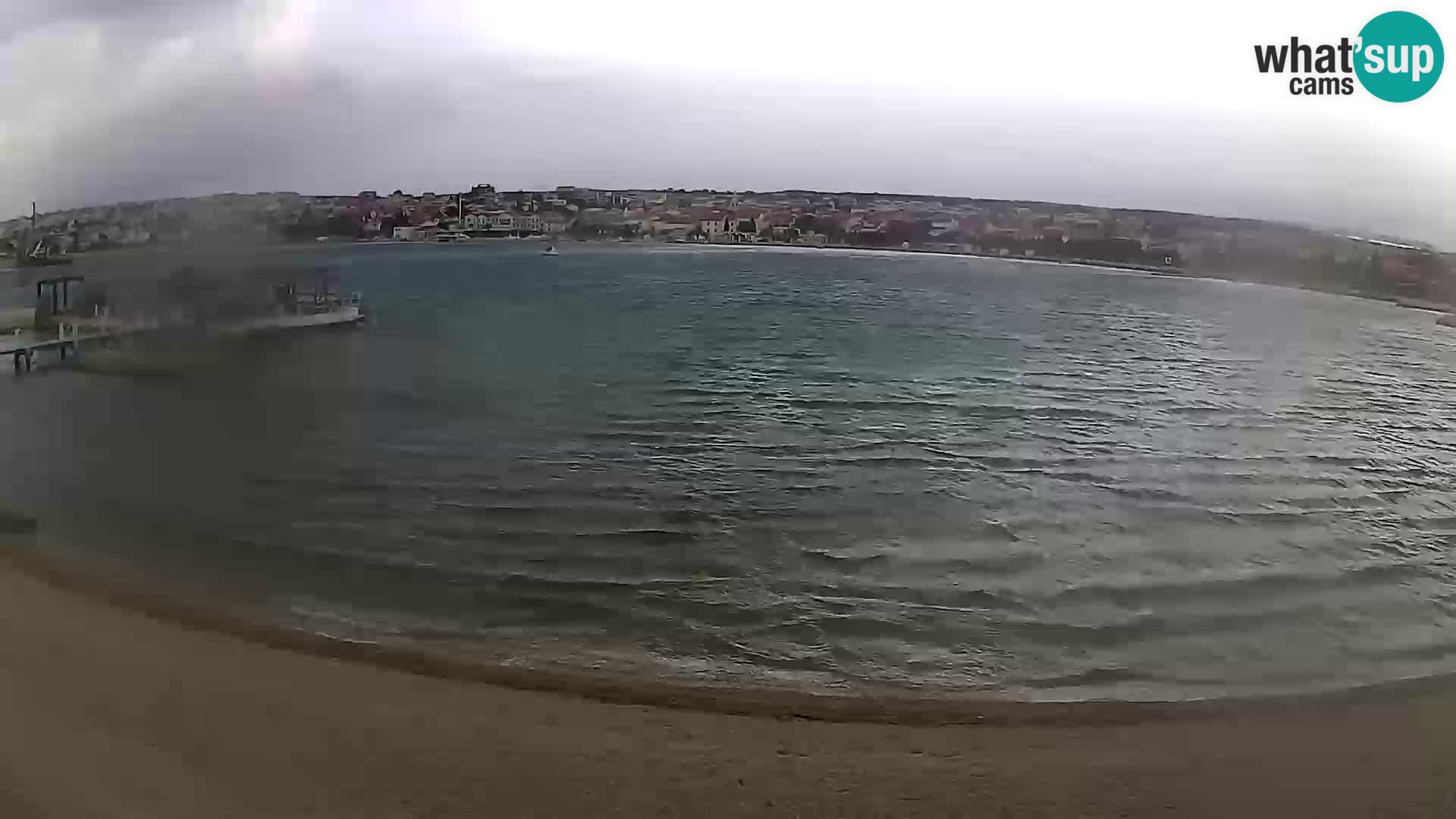 Live webcam Novalja – The Town beach