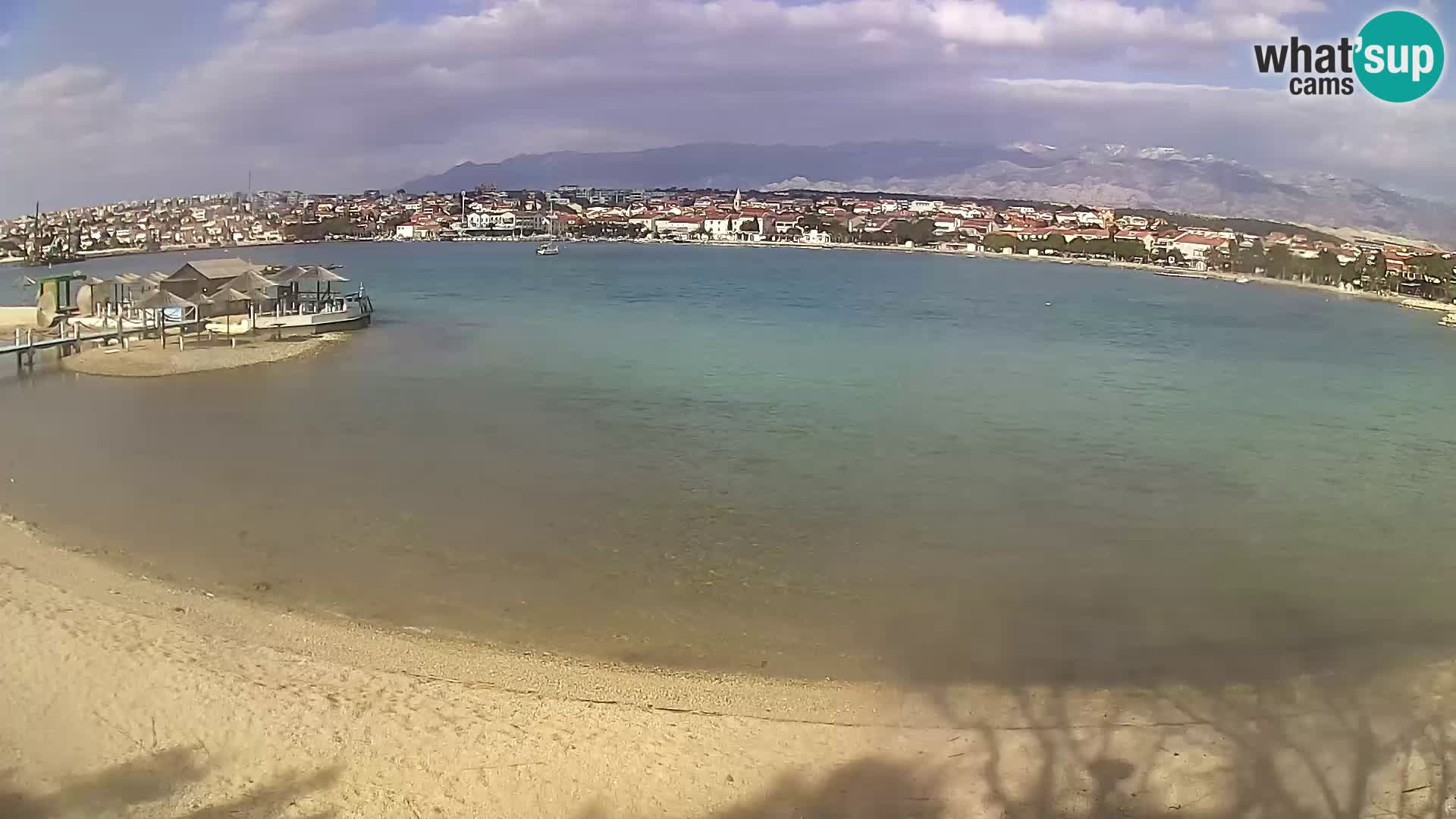 Novalja Kamera v živo – mestna plaža