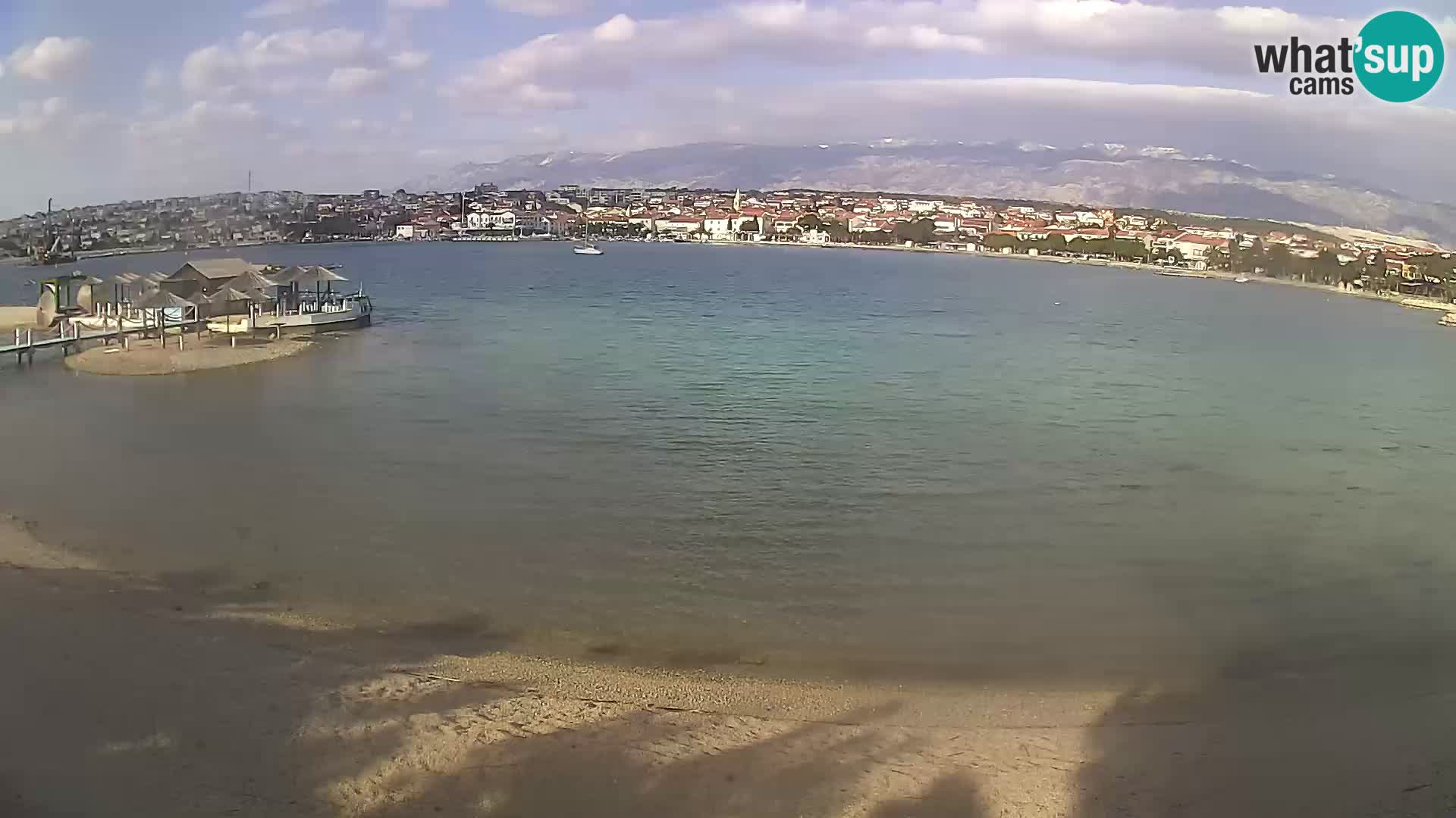 Novalja Kamera u živo – gradska plaža