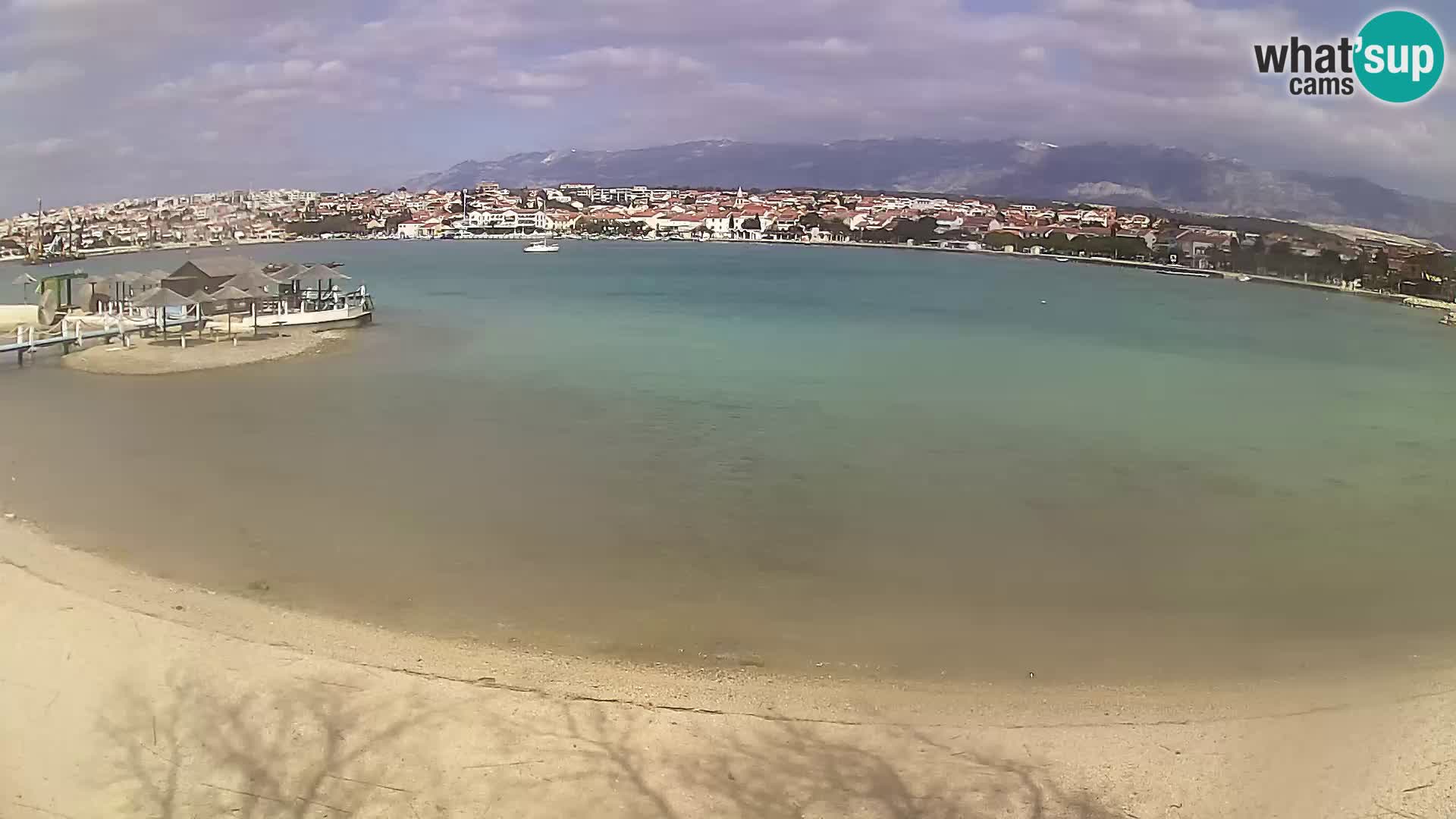 Novalja Kamera v živo – mestna plaža