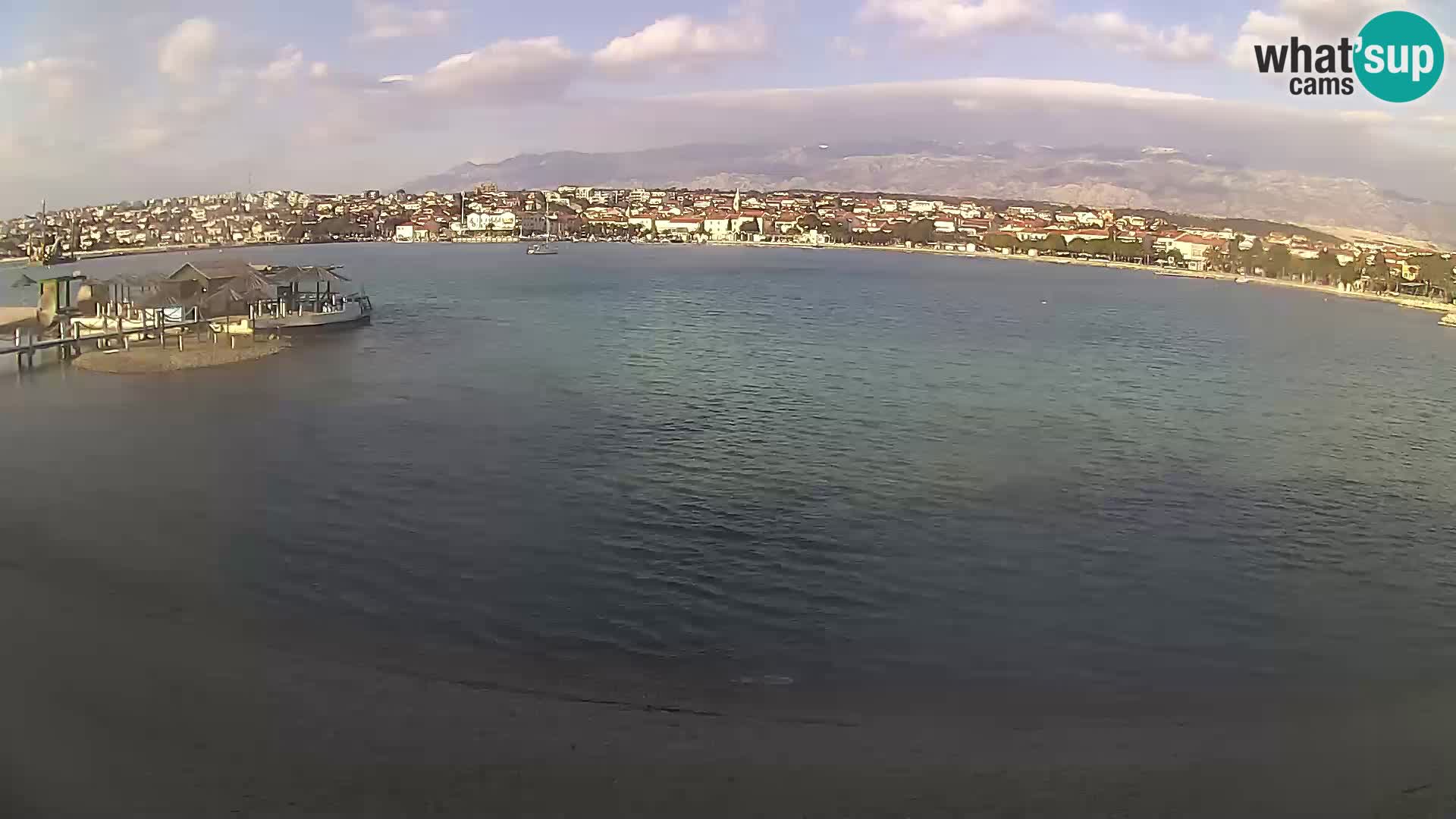 Novalja Kamera v živo – mestna plaža