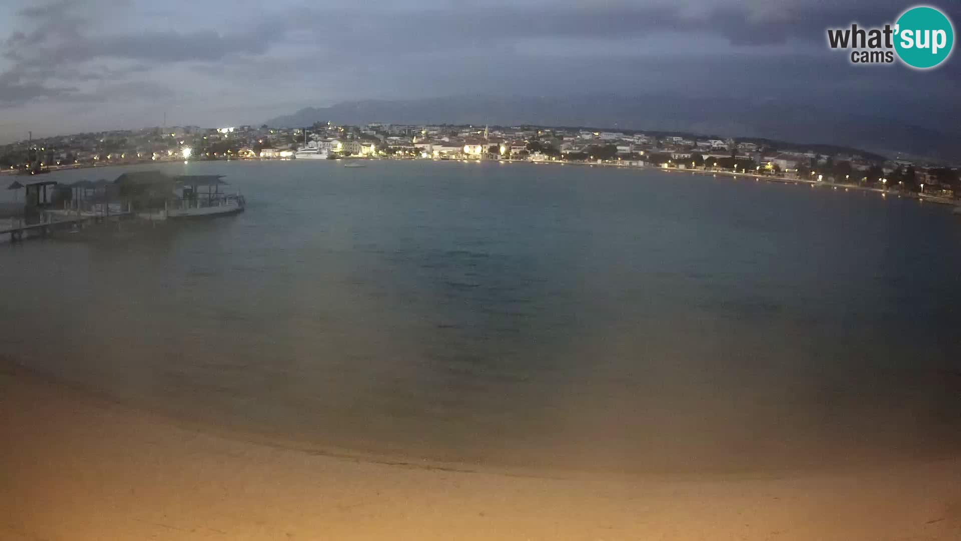 Novalja Kamera u živo – gradska plaža