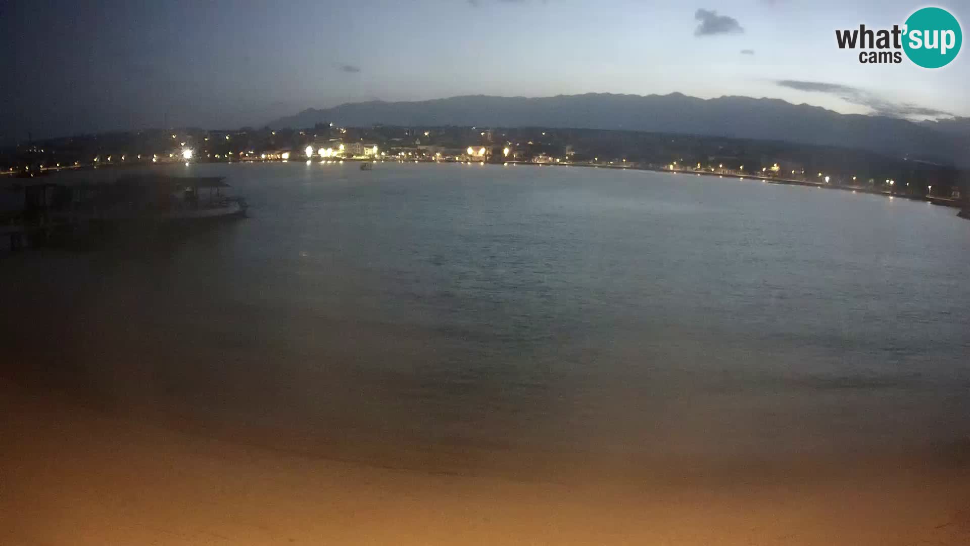 Live webcam Novalja – The Town beach