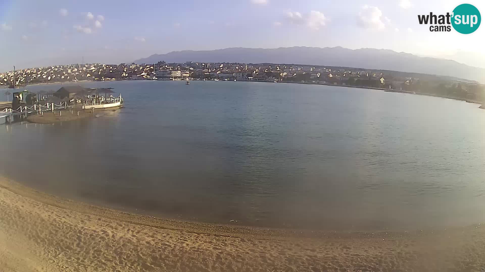 Novalja webcam – spiaggia cittadina