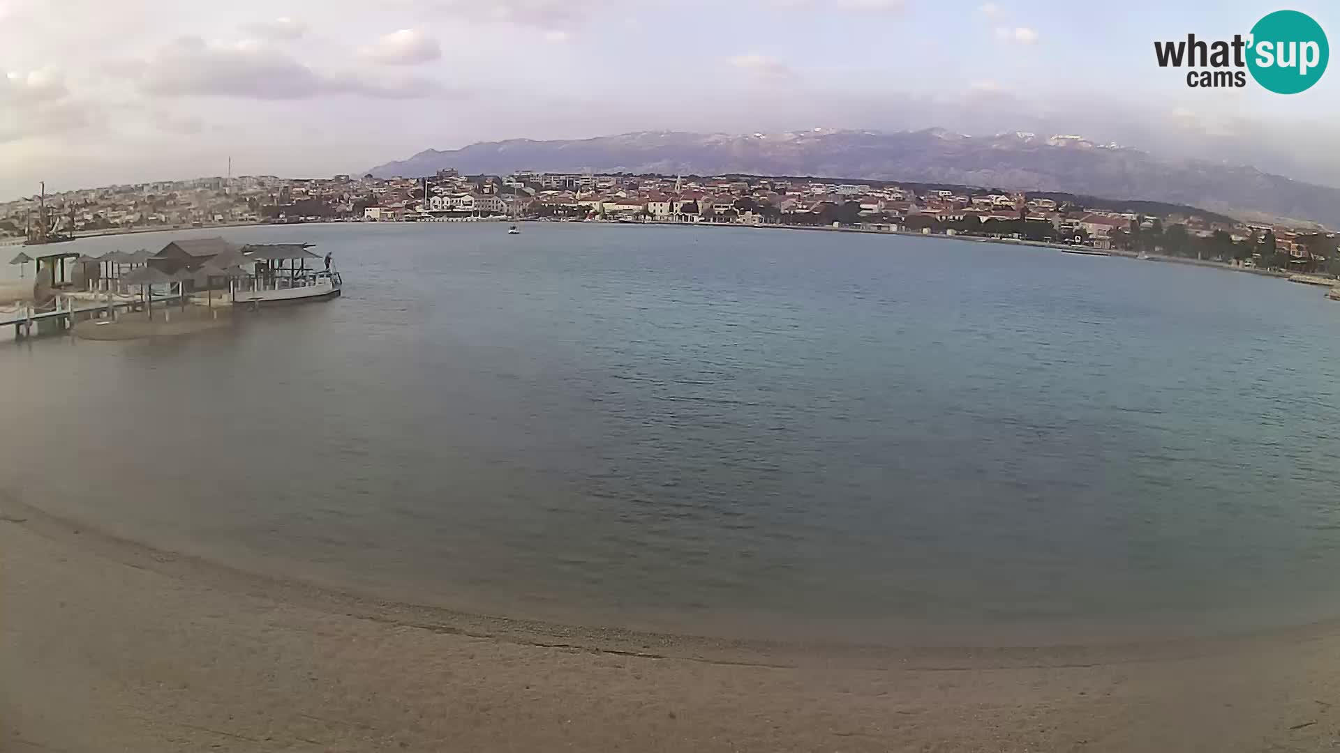 Novalja Kamera v živo – mestna plaža