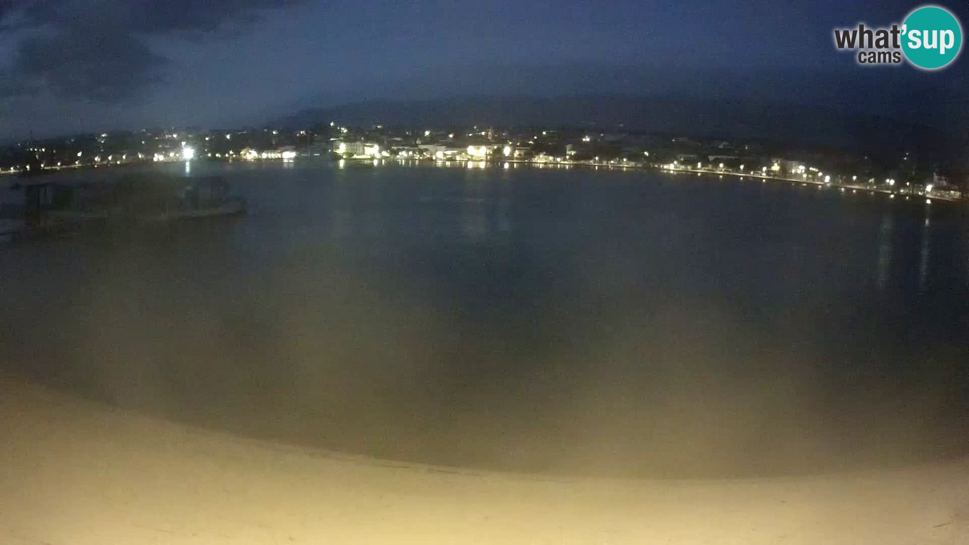 Novalja webcam – spiaggia cittadina