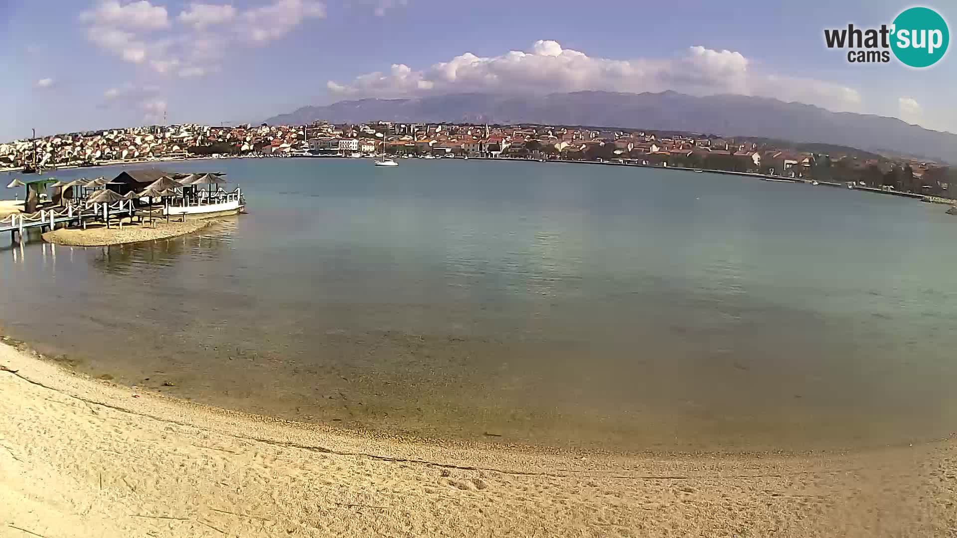 Novalja Kamera v živo – mestna plaža