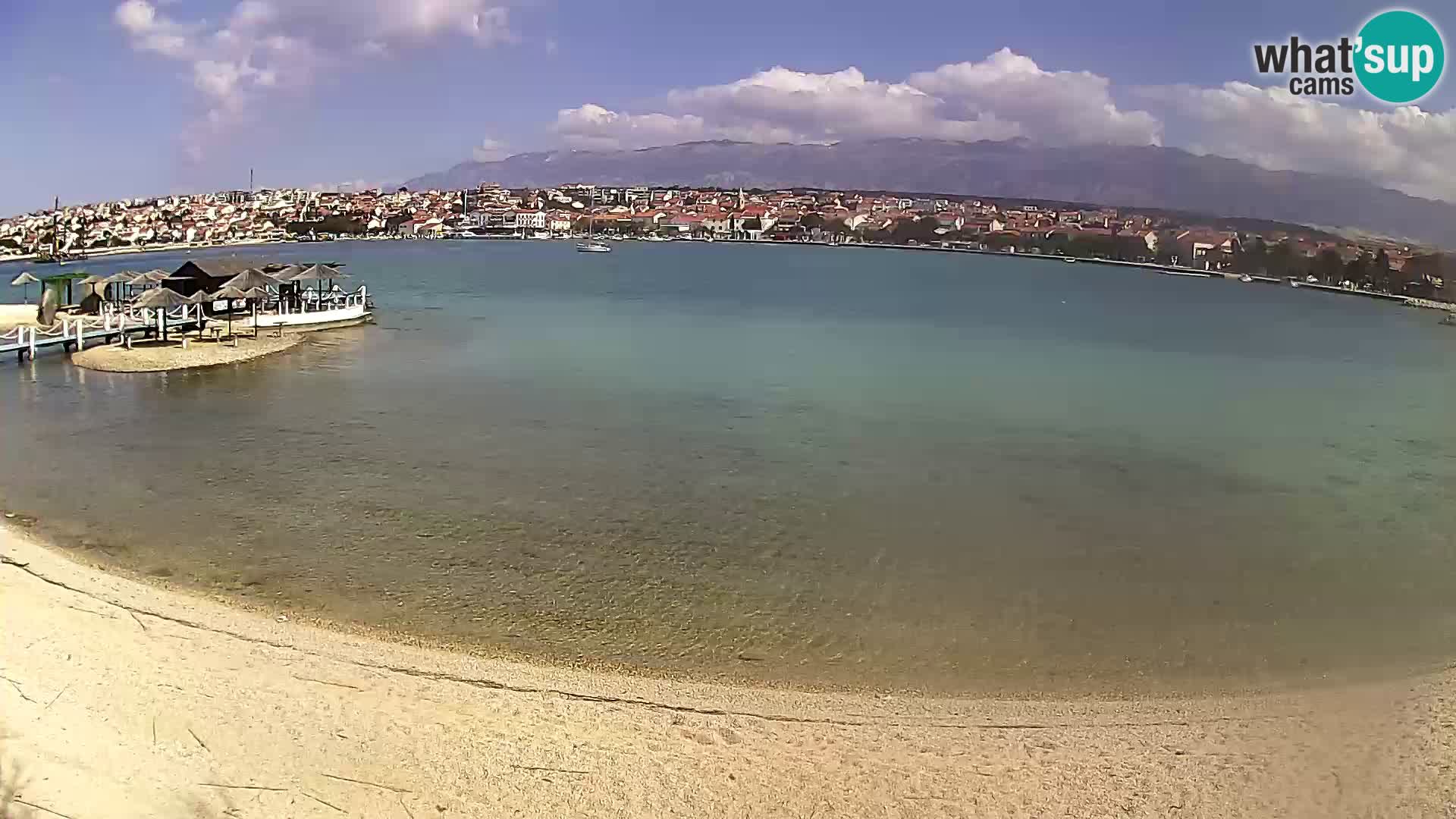 Novalja webcam – spiaggia cittadina