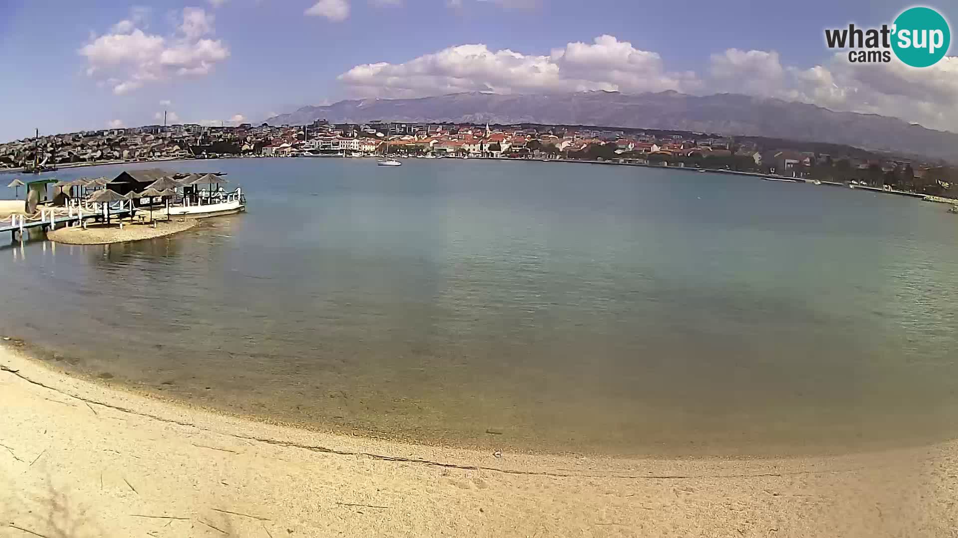 Live webcam Novalja – The Town beach