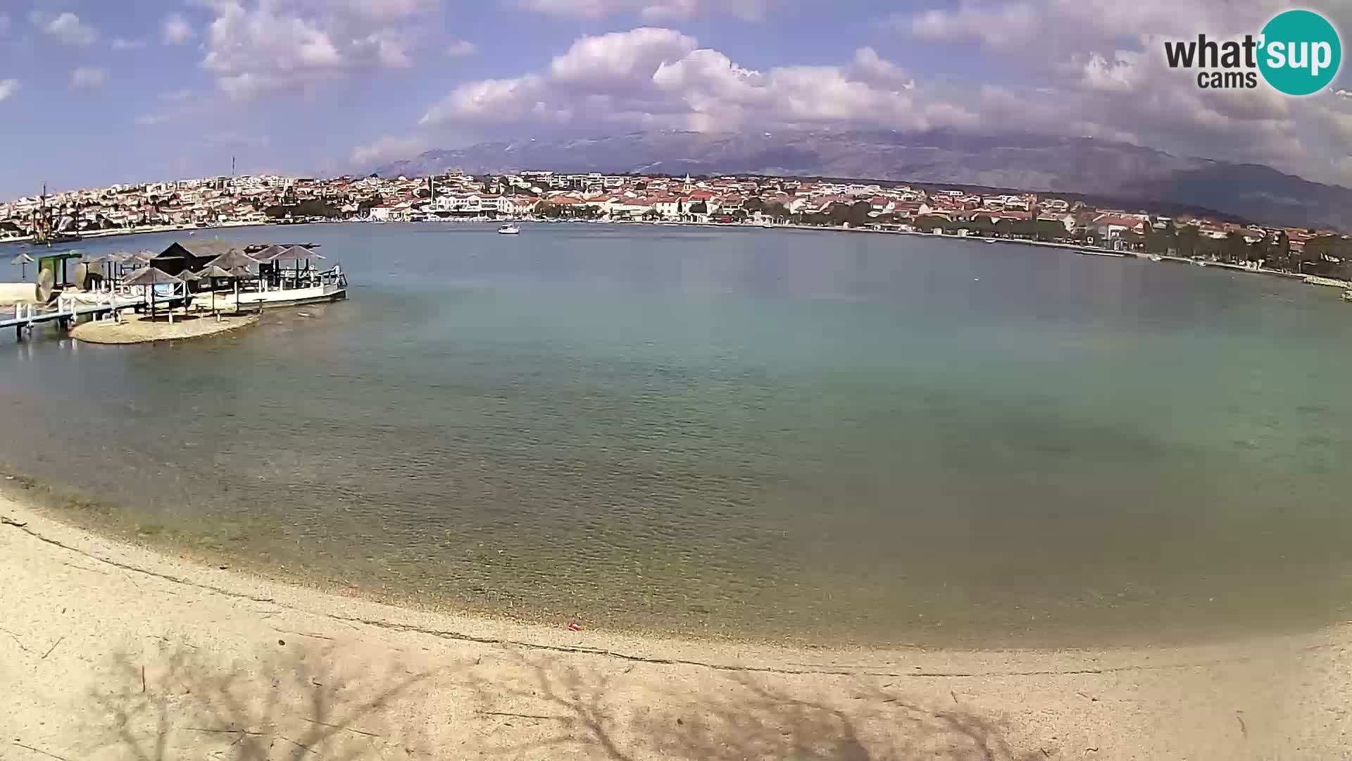 Live webcam Novalja – The Town beach
