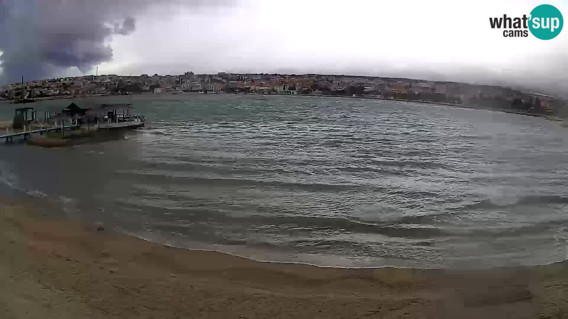 Live webcam Novalja – The Town beach