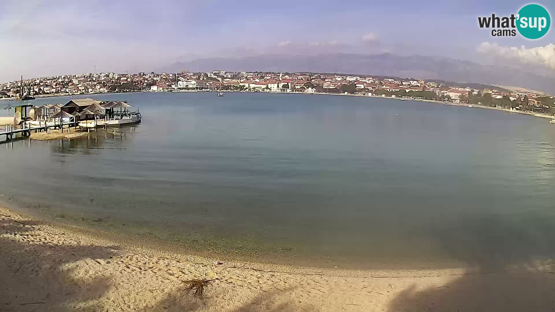 Live webcam Novalja – The Town beach