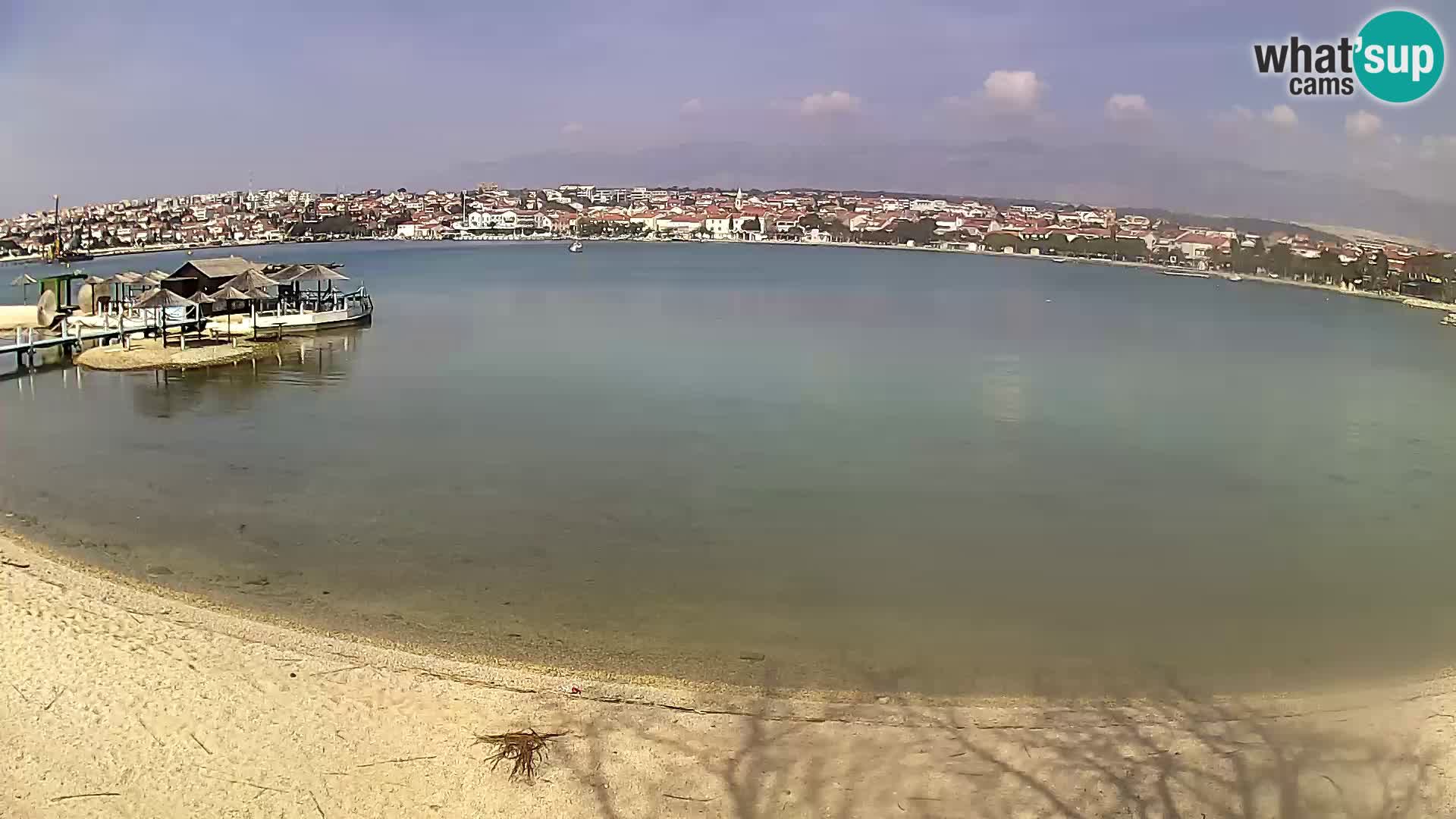 Novalja Kamera v živo – mestna plaža