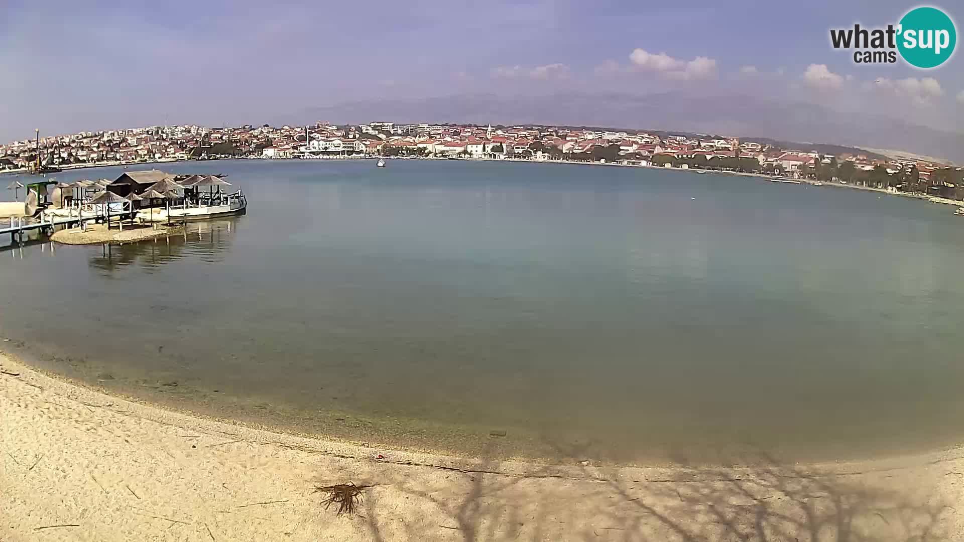 Novalja Kamera u živo – gradska plaža