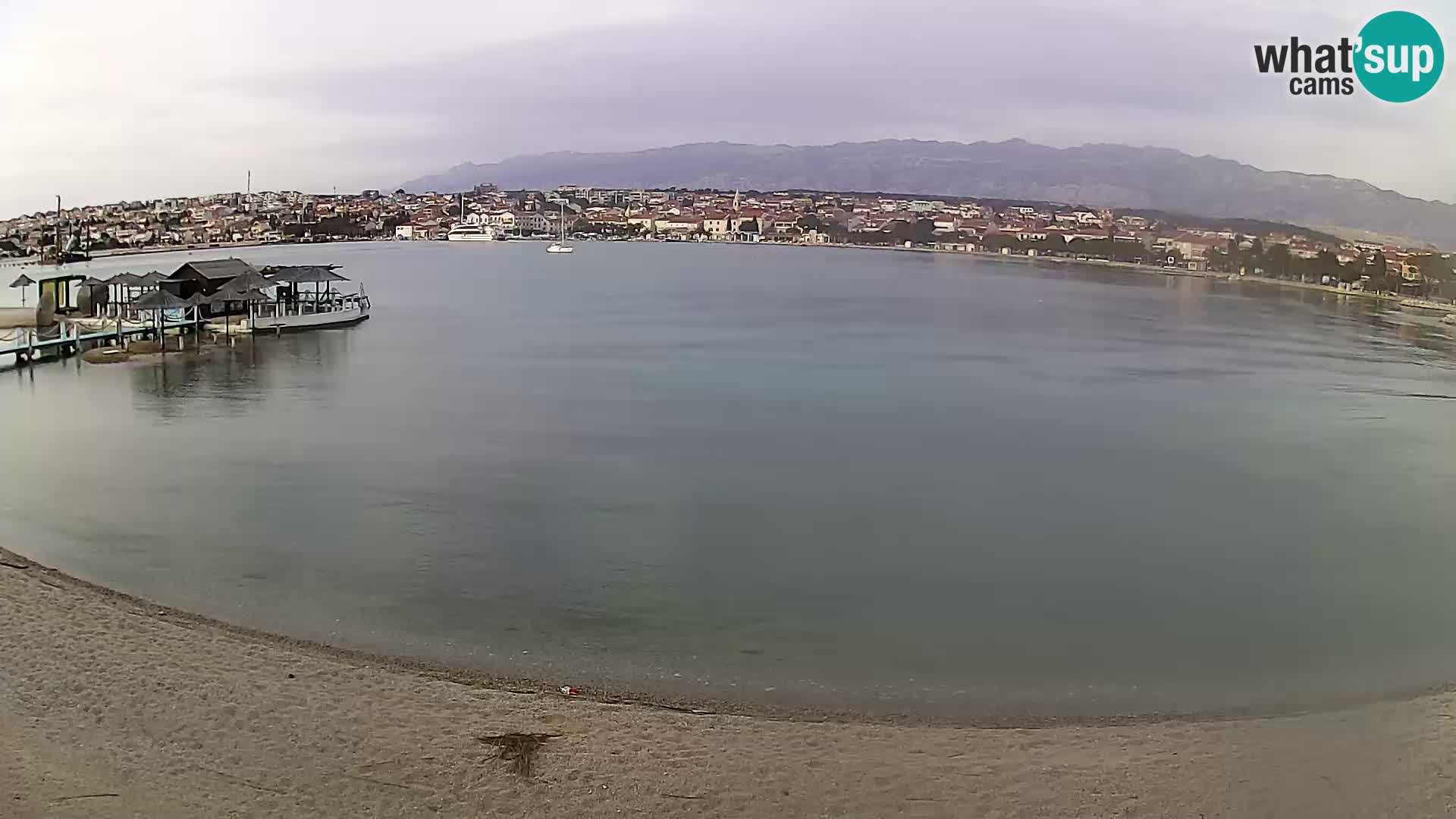 Live webcam Novalja – The Town beach