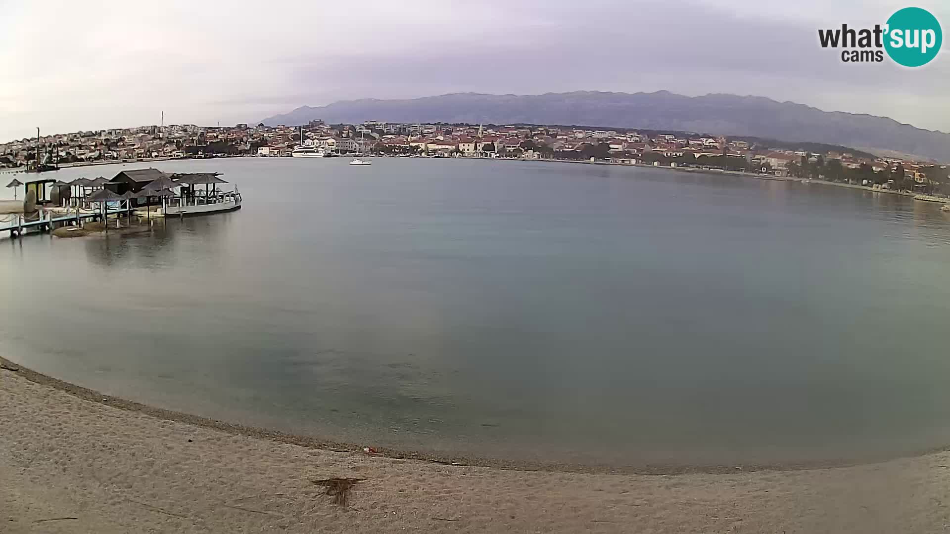 Novalja Kamera v živo – mestna plaža