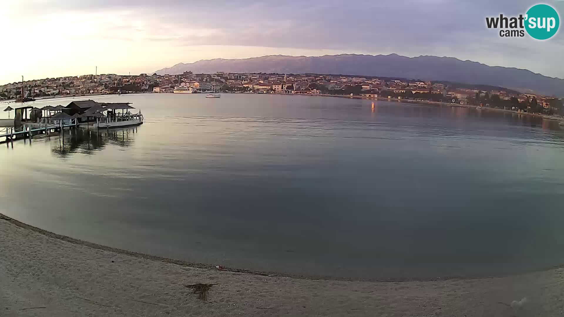 Novalja Kamera u živo – gradska plaža