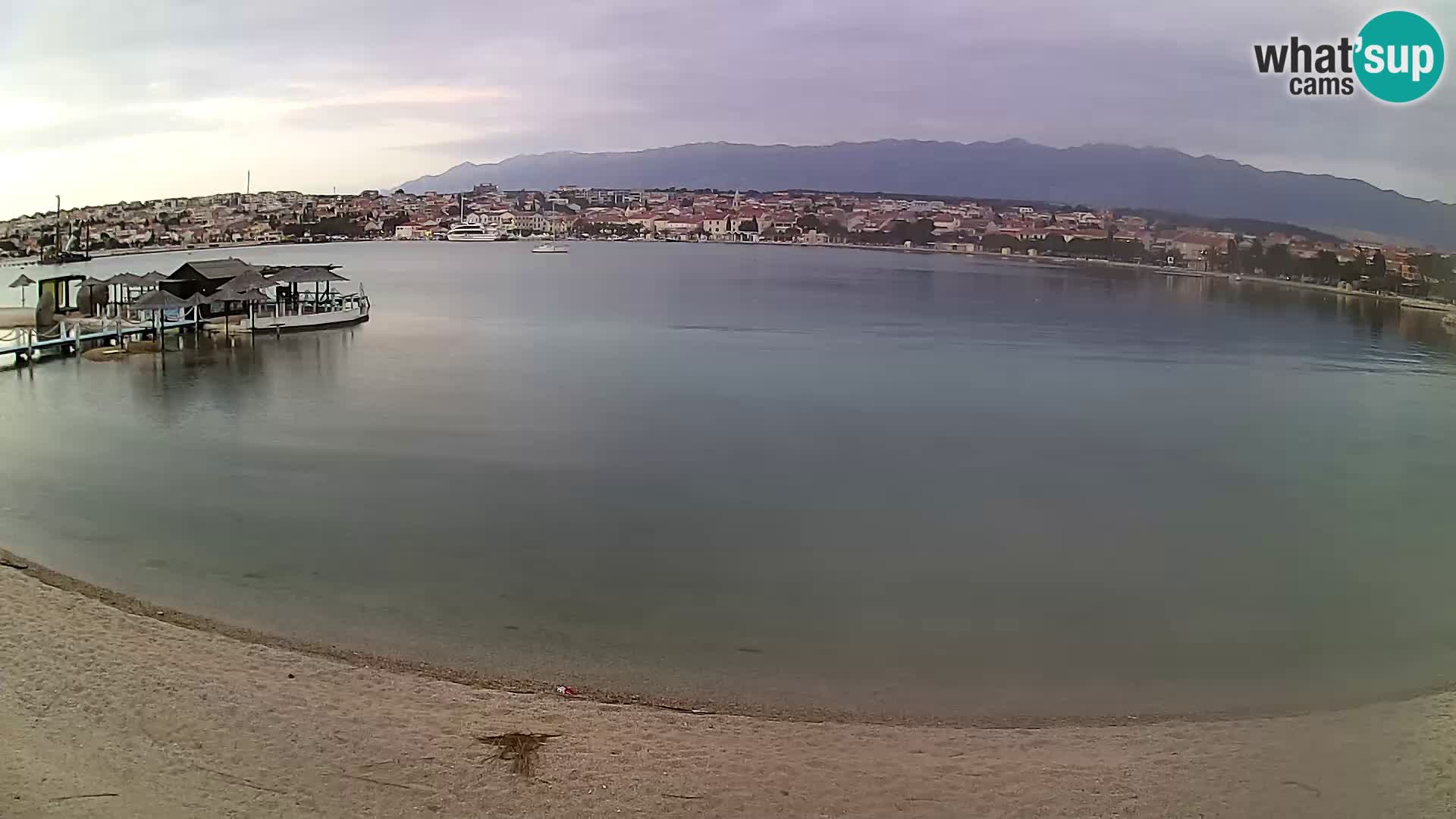 Novalja webcam – spiaggia cittadina