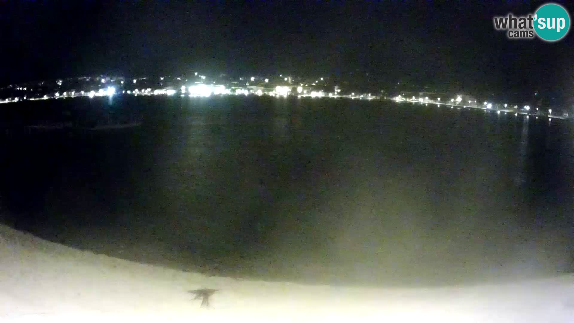 Novalja Kamera v živo – mestna plaža