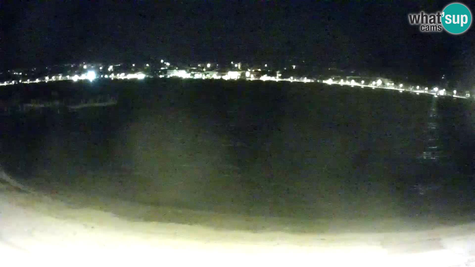 Novalja livecam – plage de la ville