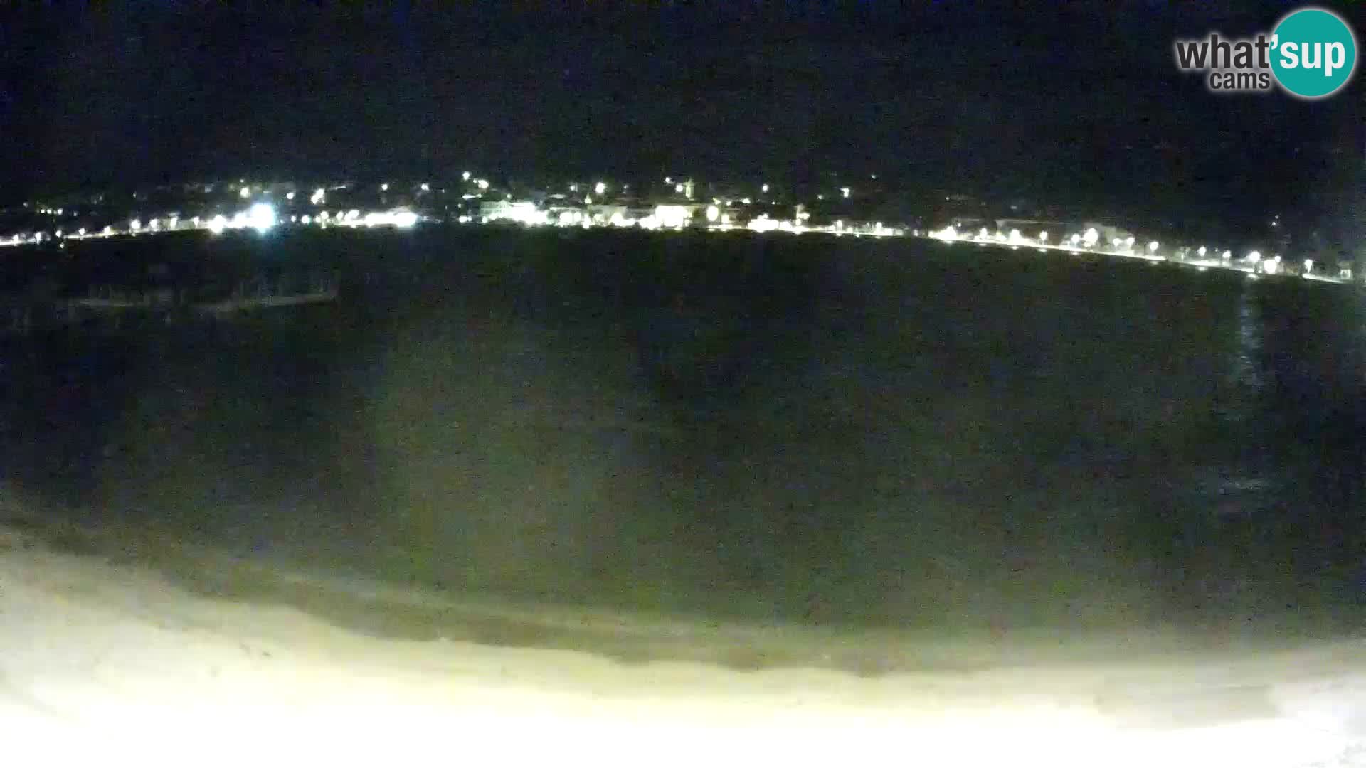 Novalja livecam – plage de la ville