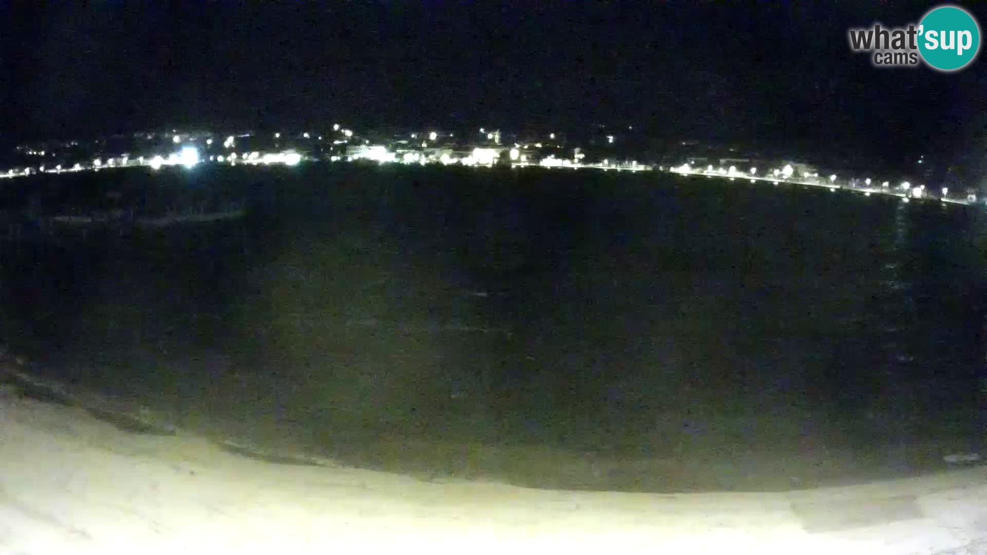 Novalja webcam – spiaggia cittadina