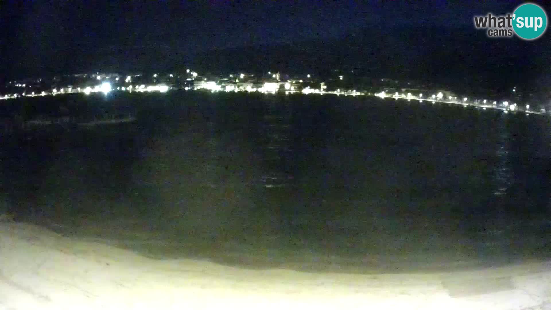 Novalja webcam – spiaggia cittadina