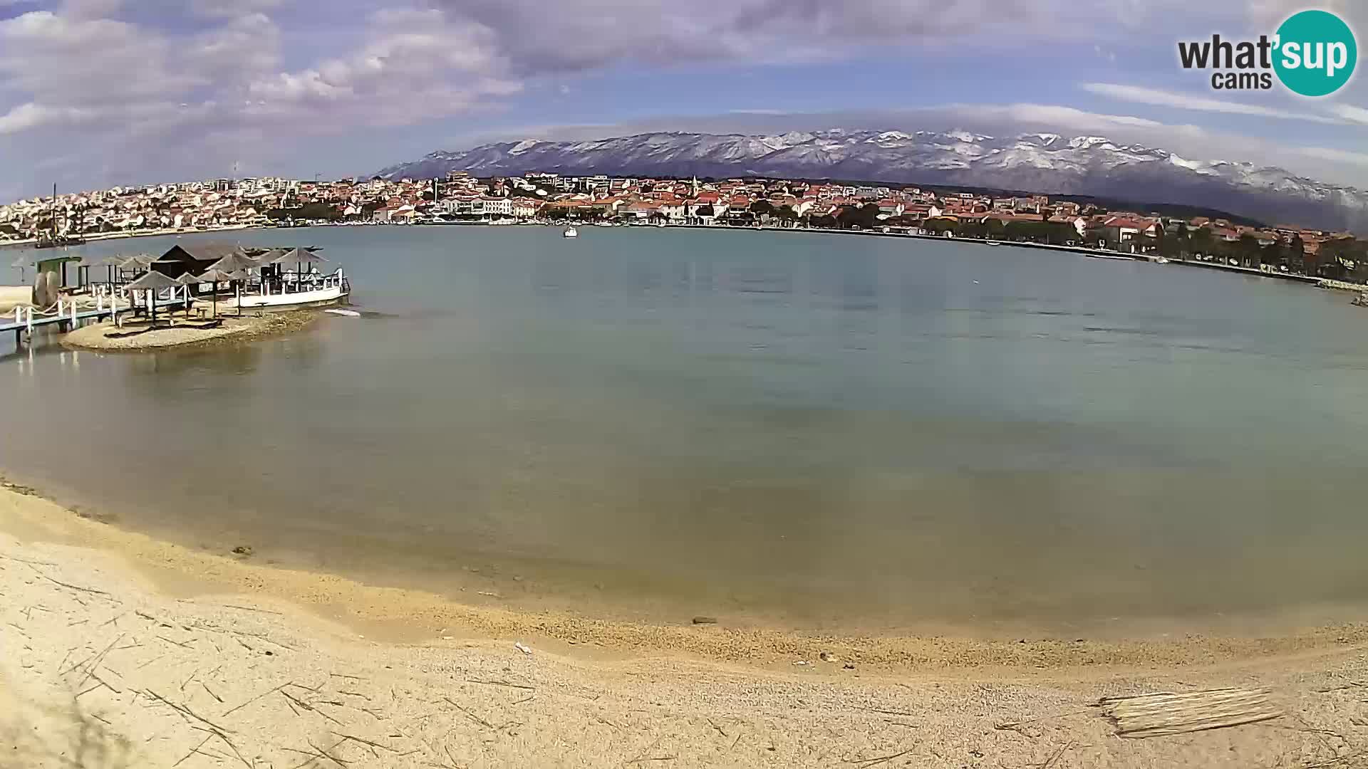 Live webcam Novalja – The Town beach