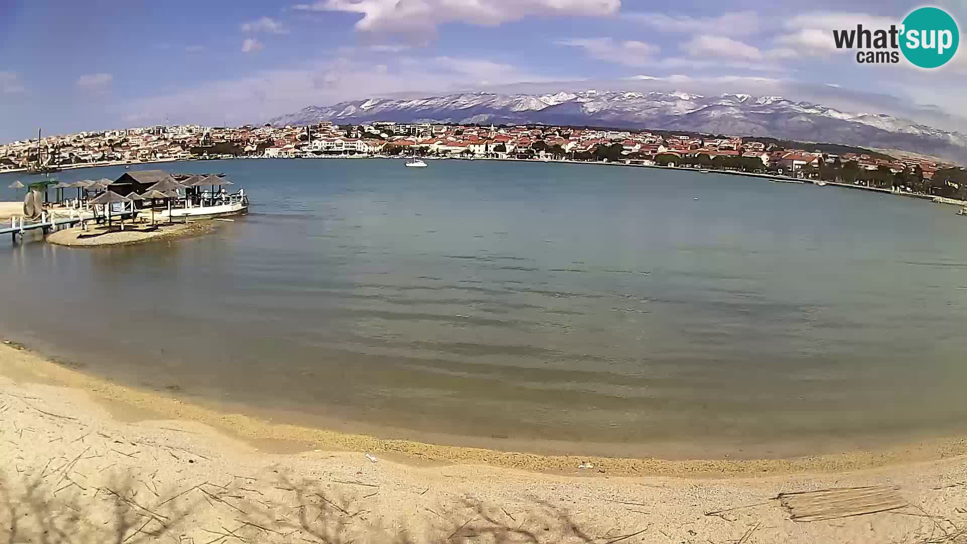 Novalja Kamera u živo – gradska plaža