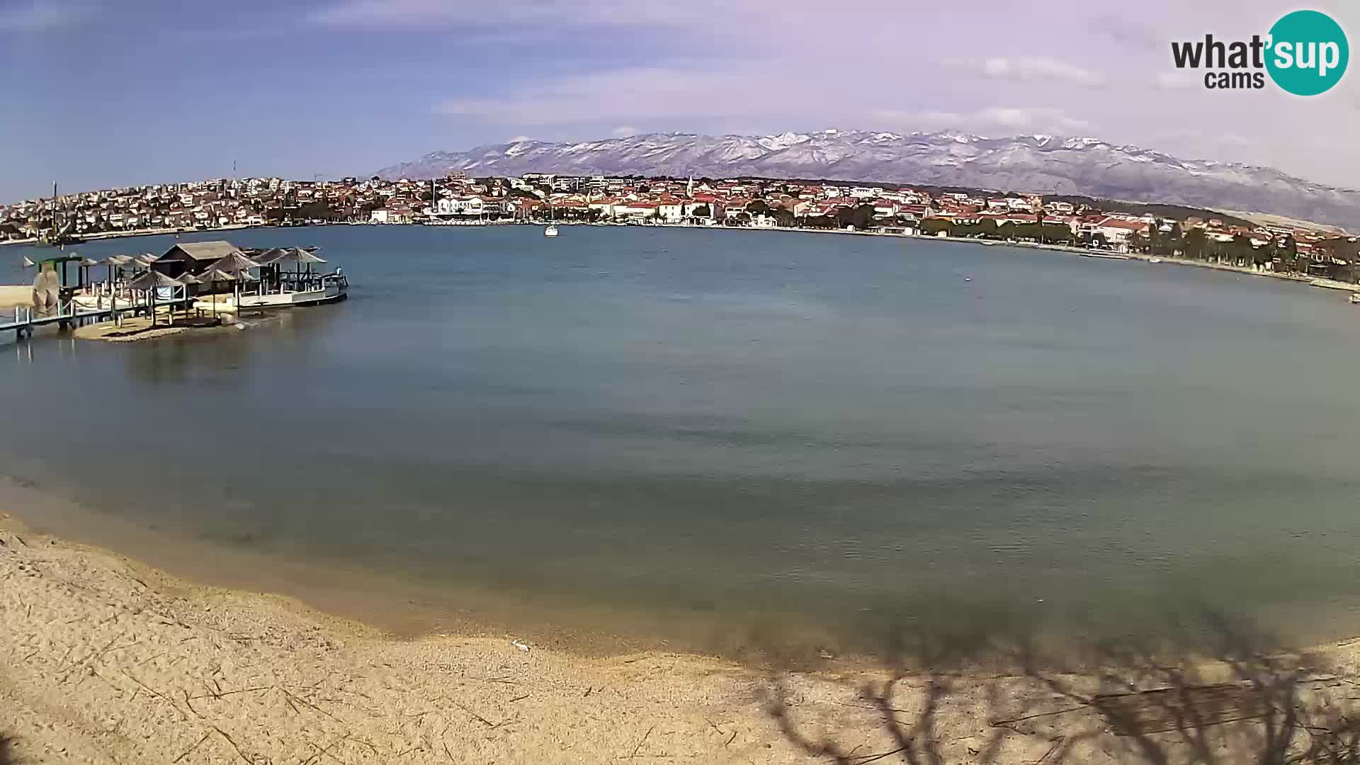 Novalja Kamera u živo – gradska plaža