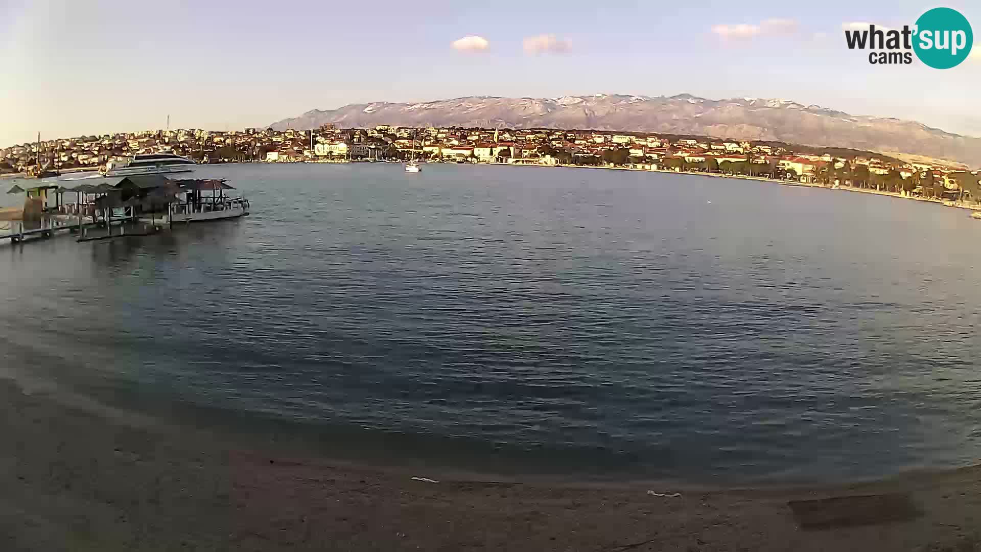 Live webcam Novalja – The Town beach