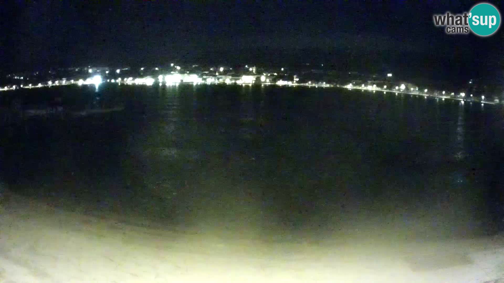 Novalja webcam – spiaggia cittadina