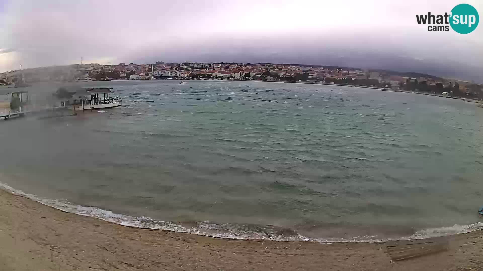 Novalja Kamera u živo – gradska plaža