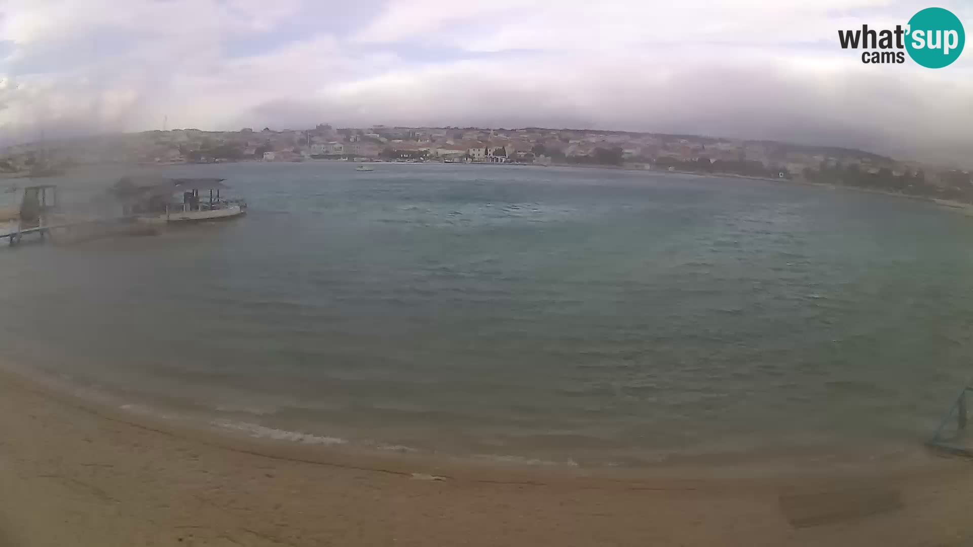 Live webcam Novalja – The Town beach