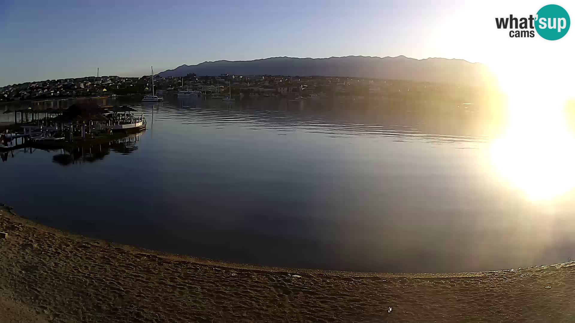 Live webcam Novalja – The Town beach