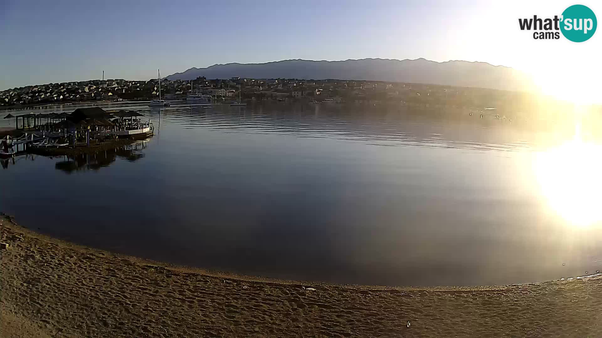 Novalja webcam – spiaggia cittadina