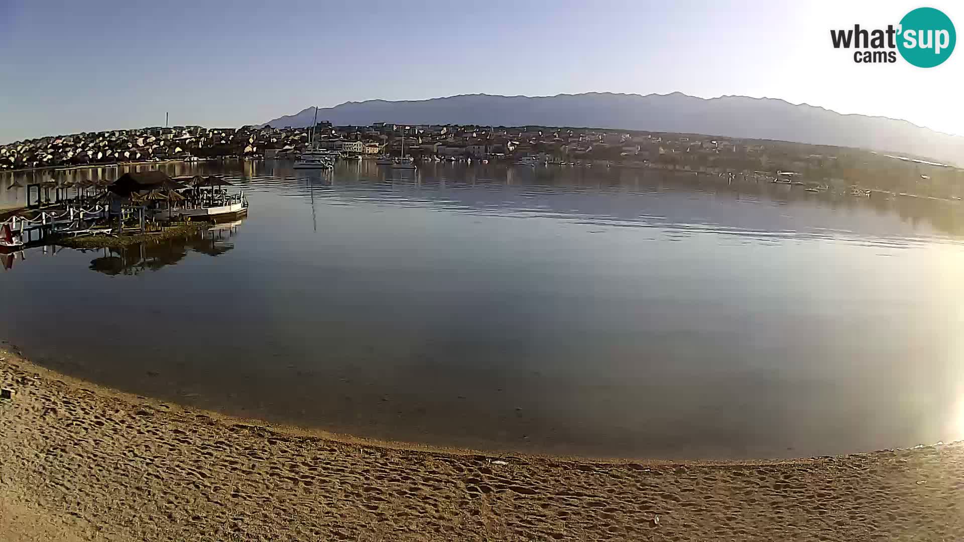 Novalja Kamera v živo – mestna plaža