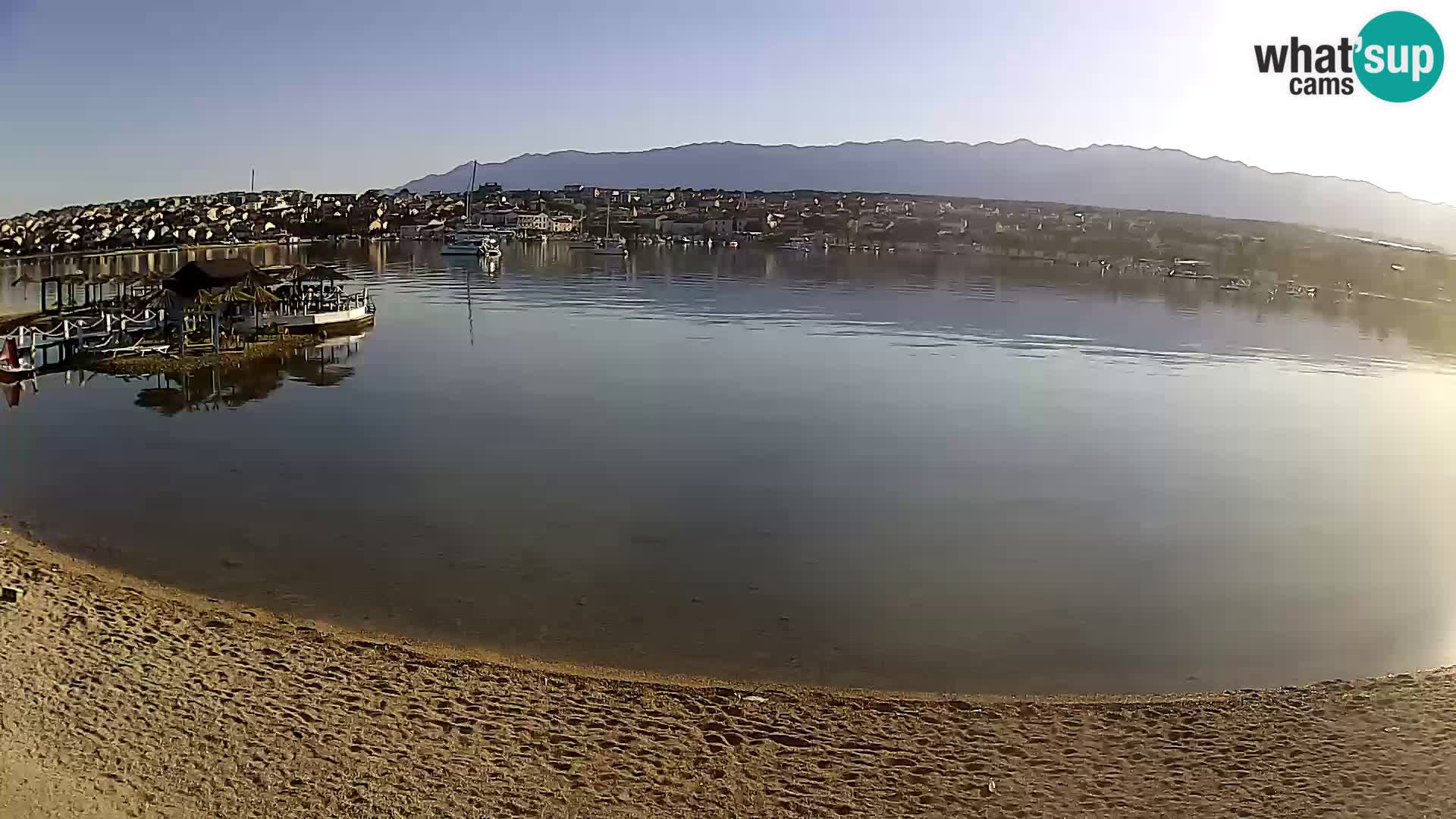 Novalja Kamera u živo – gradska plaža