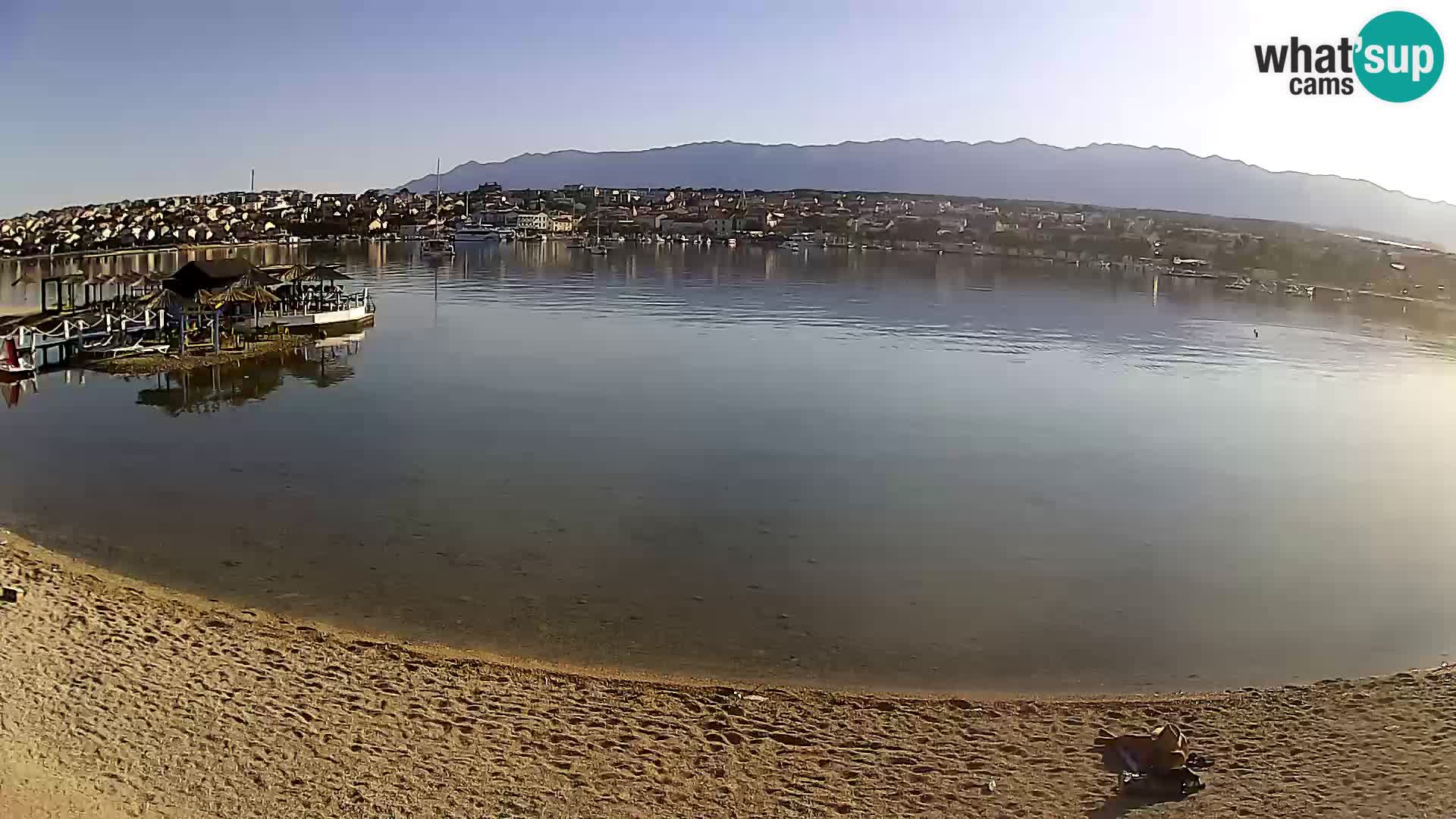 Novalja Kamera u živo – gradska plaža