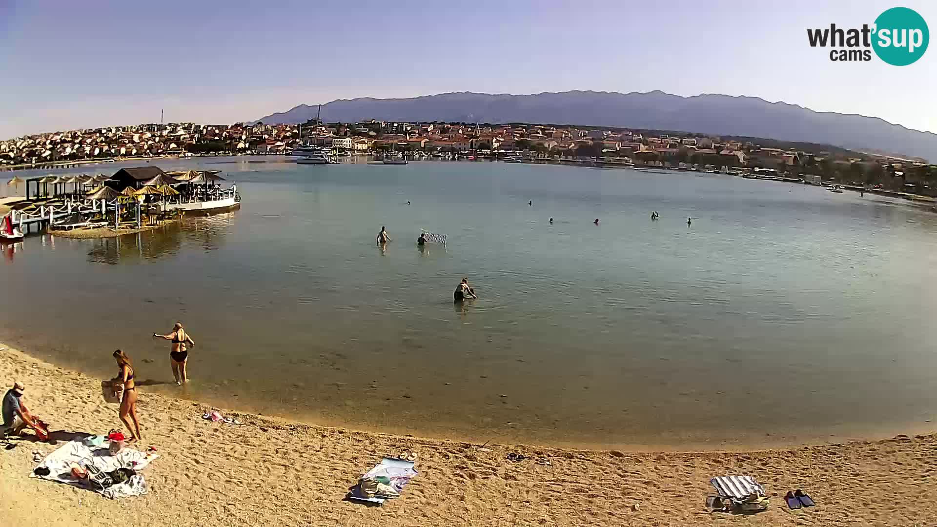 Novalja Kamera u živo – gradska plaža