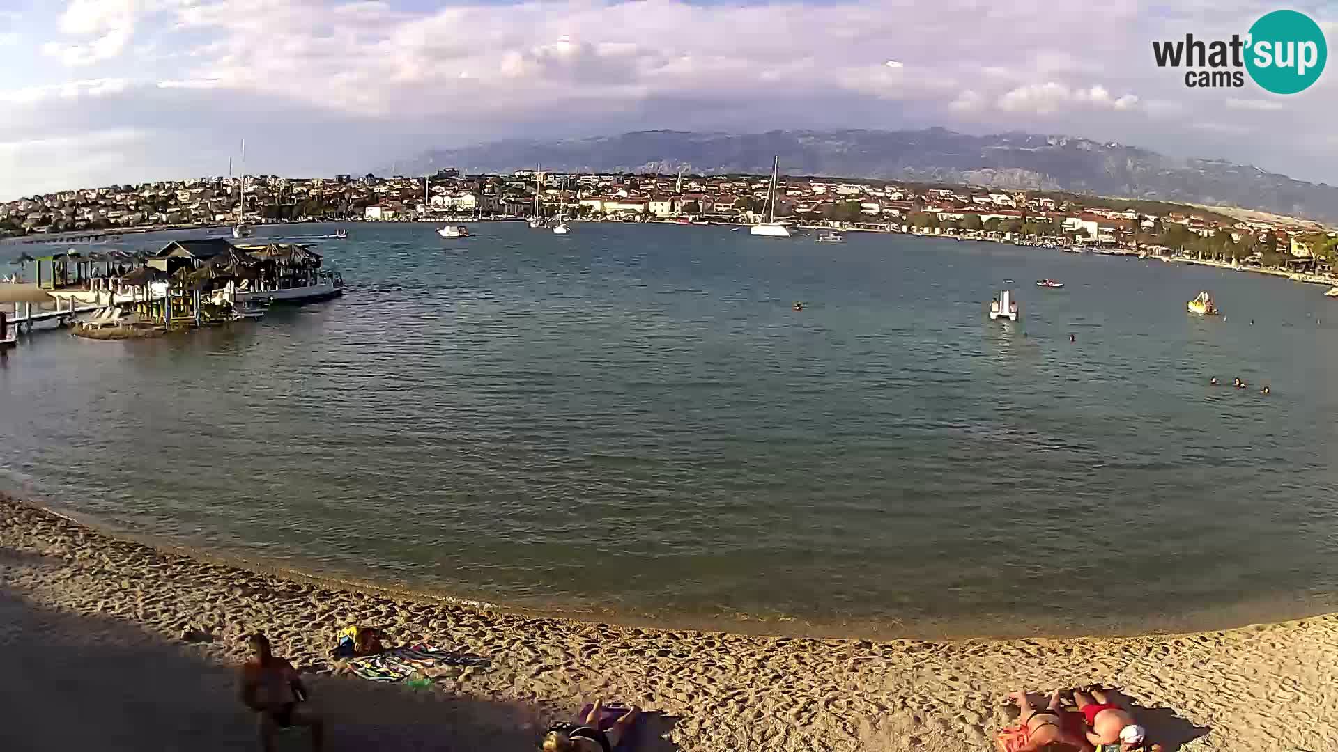 Novalja webcam – spiaggia cittadina