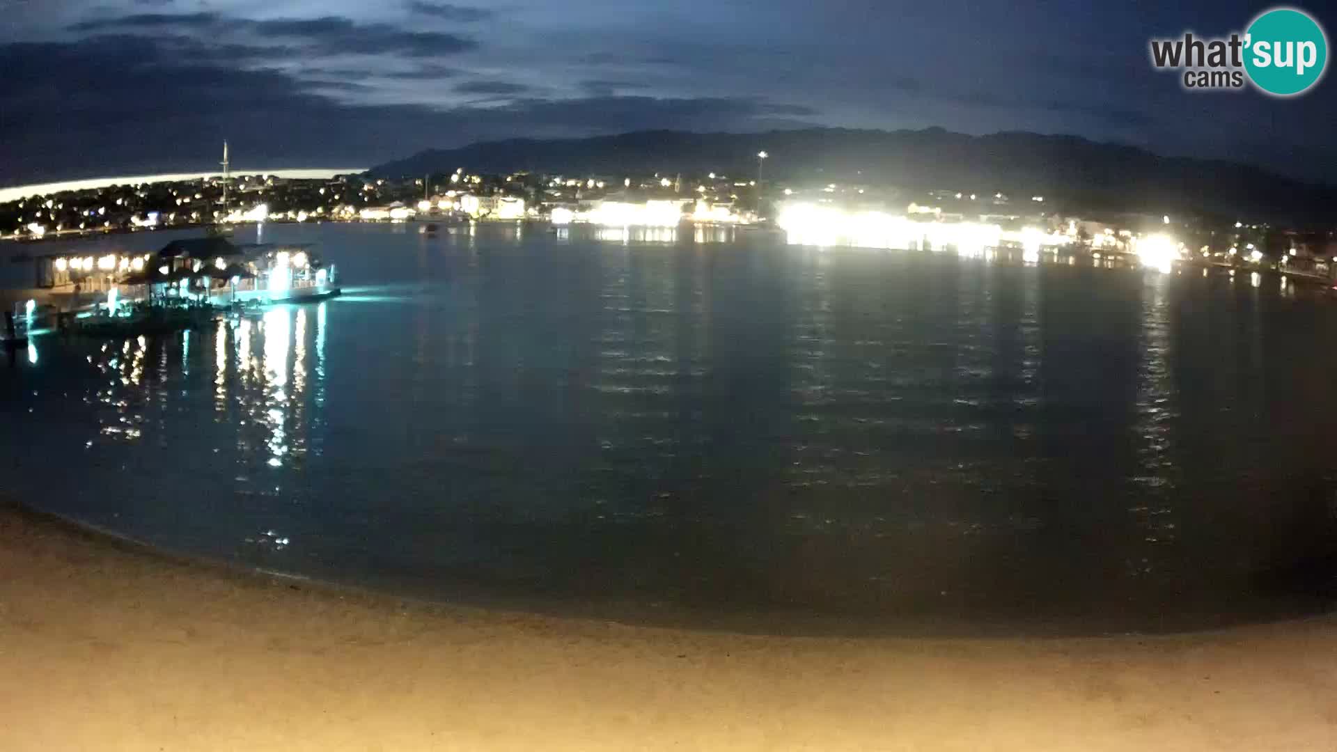 Novalja Kamera v živo – mestna plaža