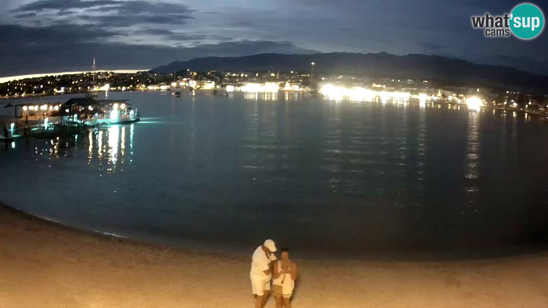 Novalja webcam – spiaggia cittadina