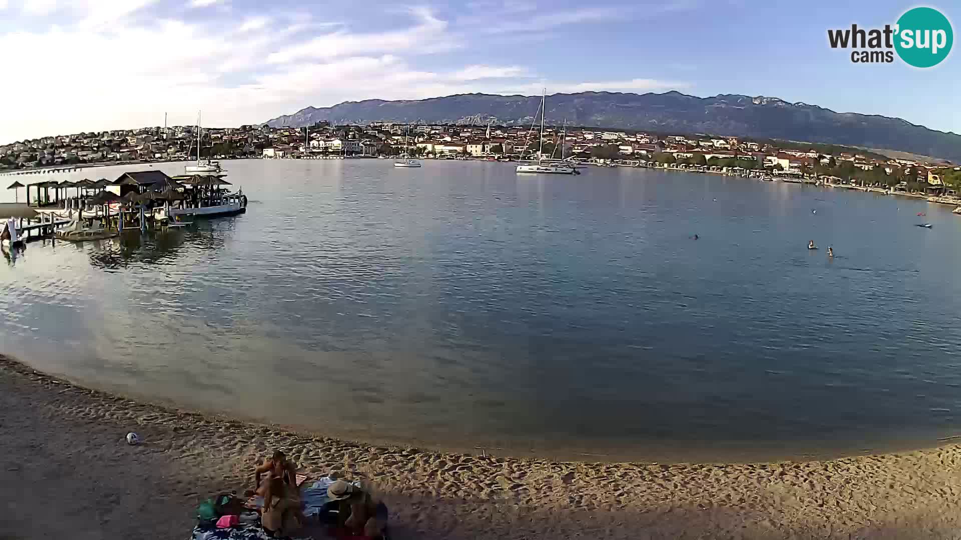 Novalja Kamera u živo – gradska plaža