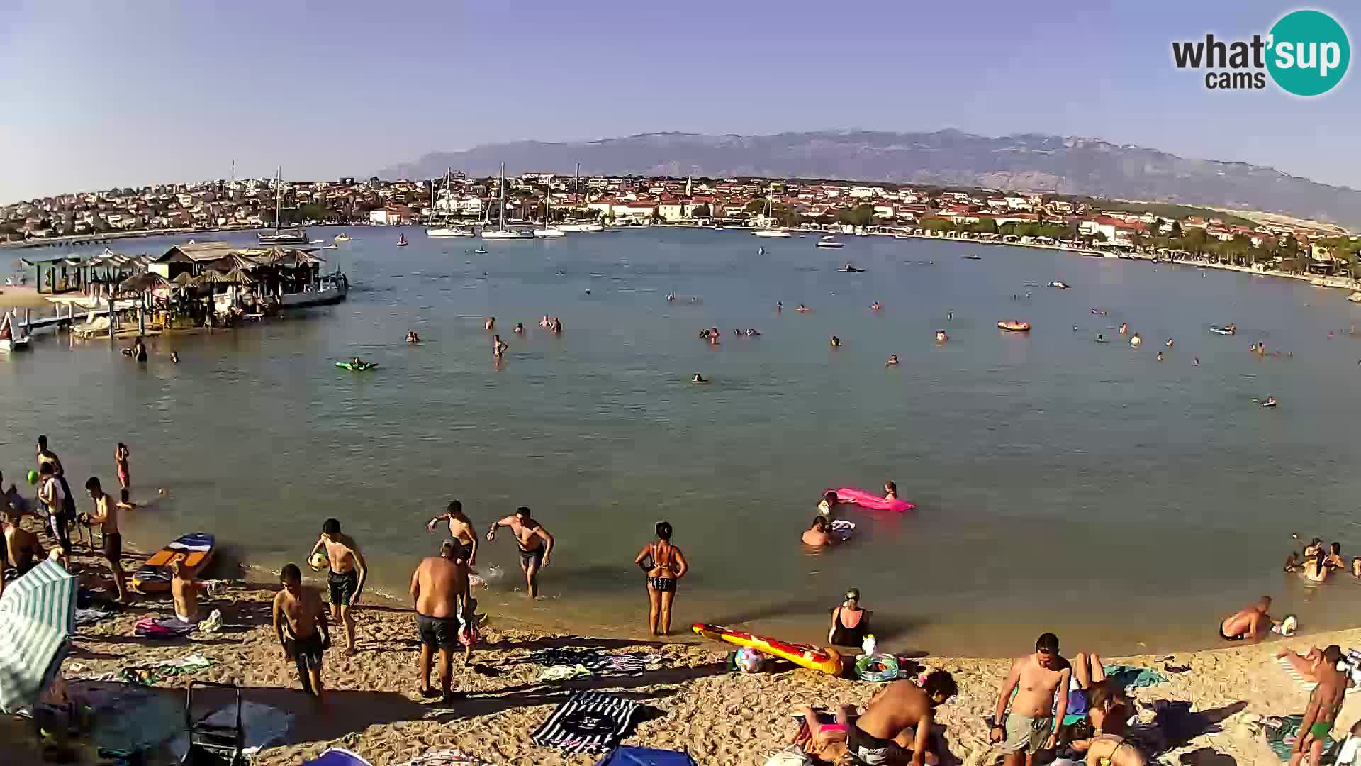 Live webcam Novalja – The Town beach