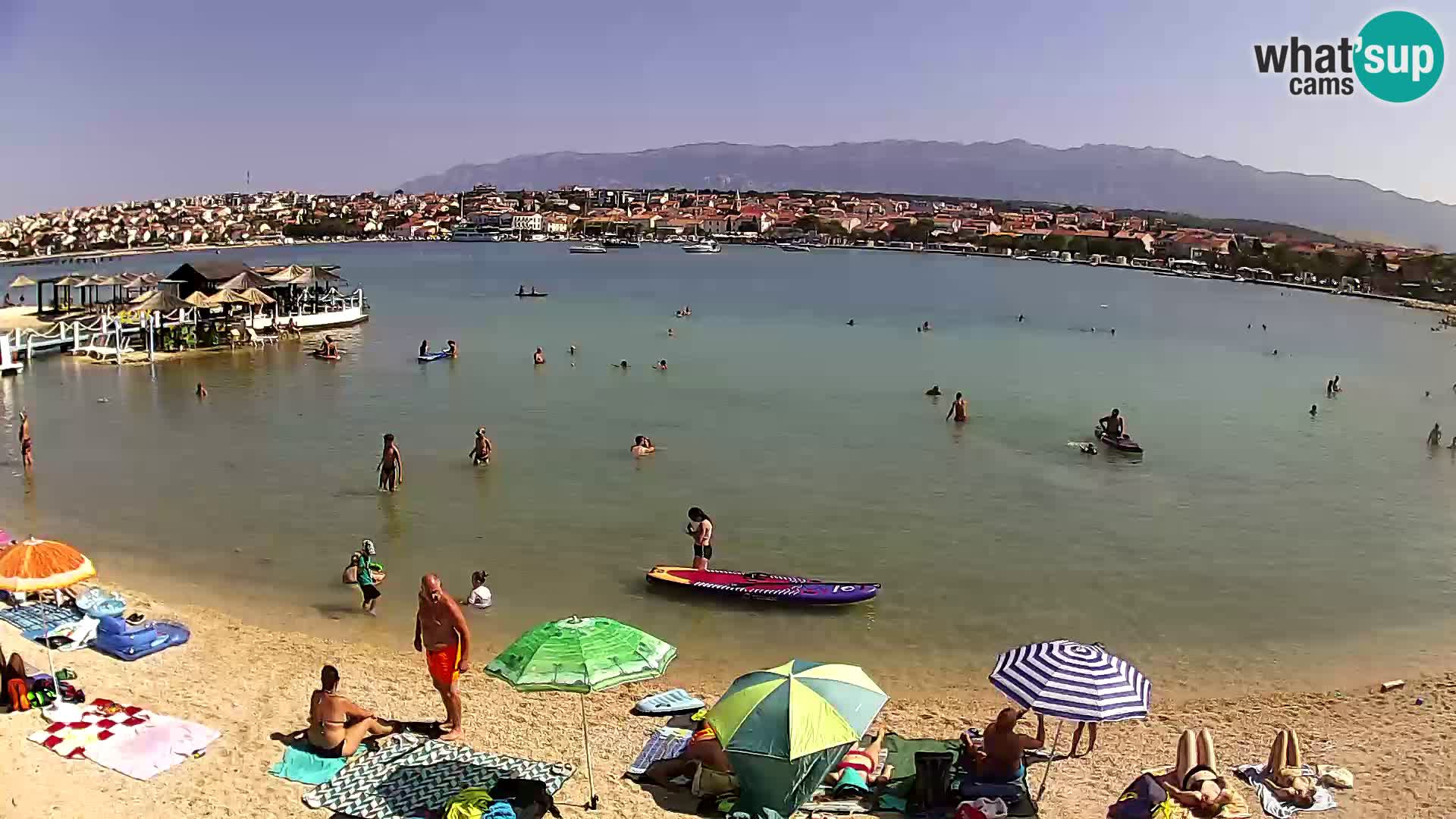 Novalja Kamera u živo – gradska plaža