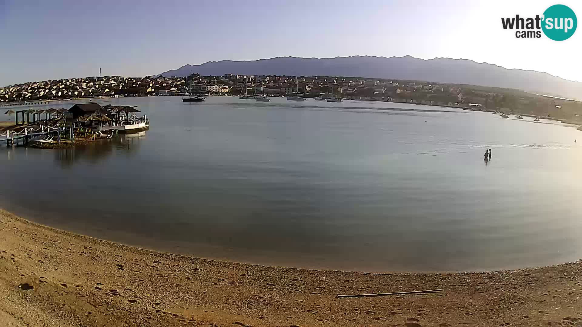 Live webcam Novalja – The Town beach