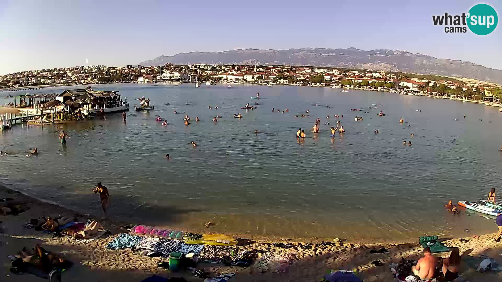 Live webcam Novalja – The Town beach