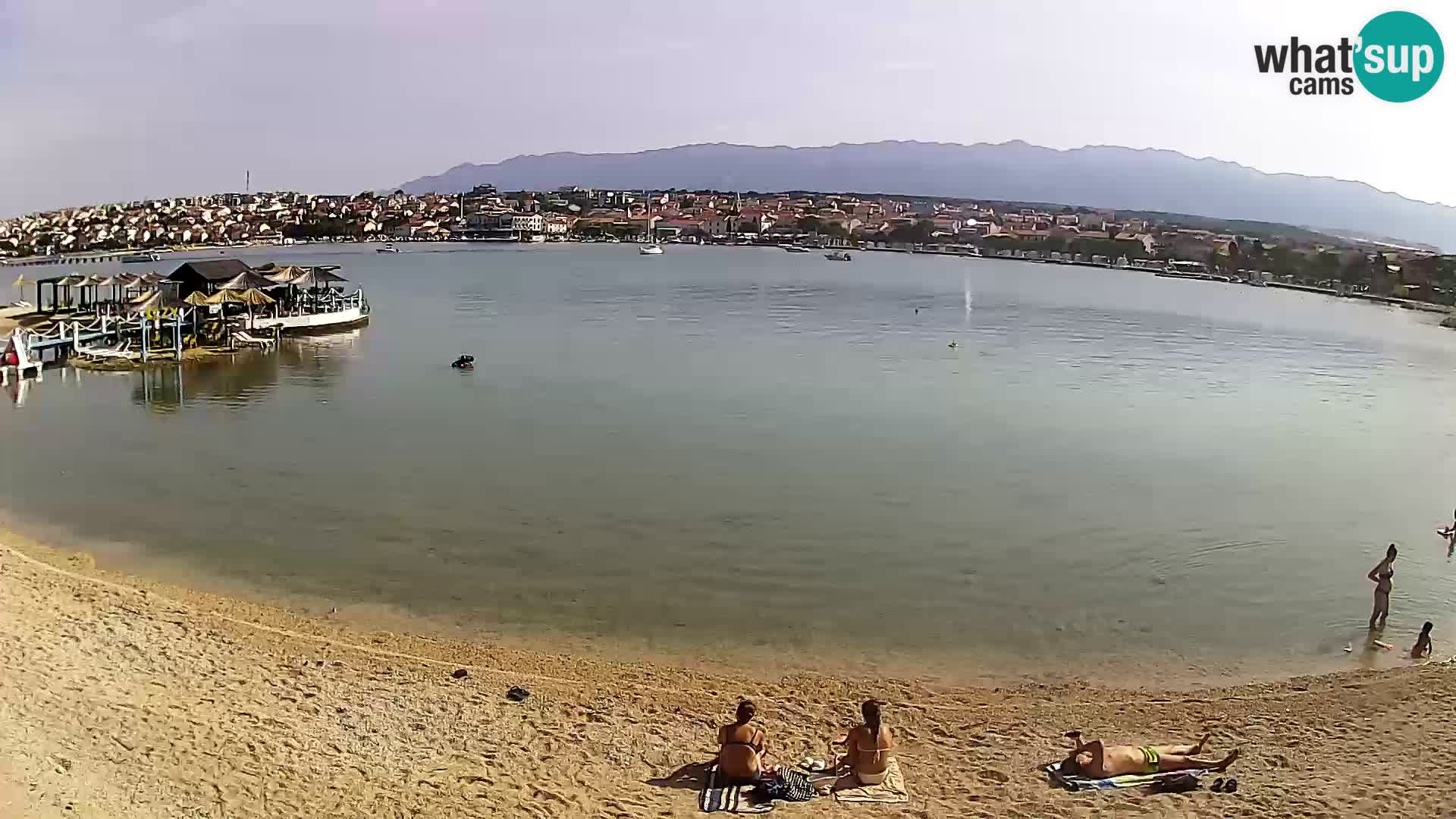 Novalja Kamera v živo – mestna plaža